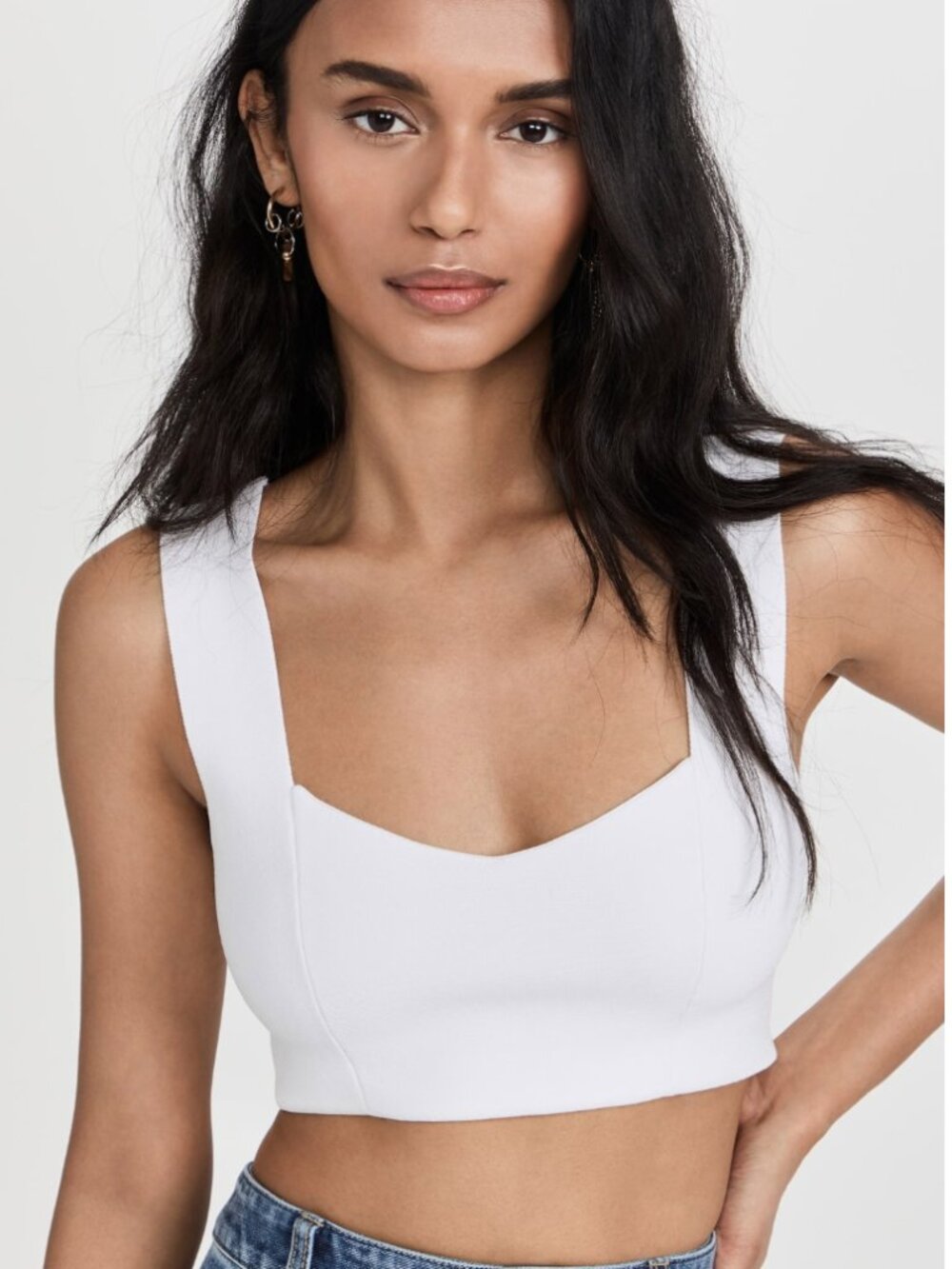 A.L.C. Jordana Sweetheart Bra Top - White